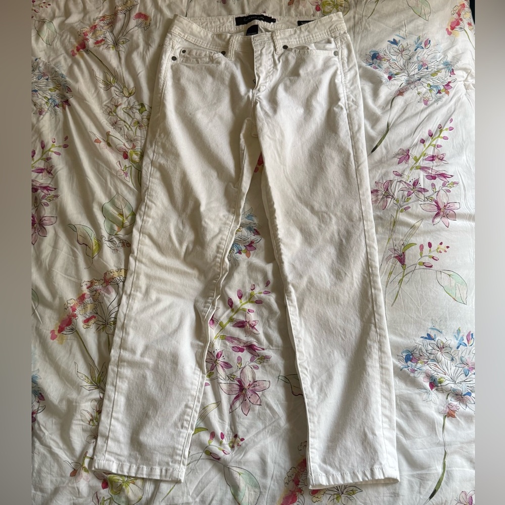 Calvin Klein Jeans Women’s White Skinny Crop Classic Style Size 2